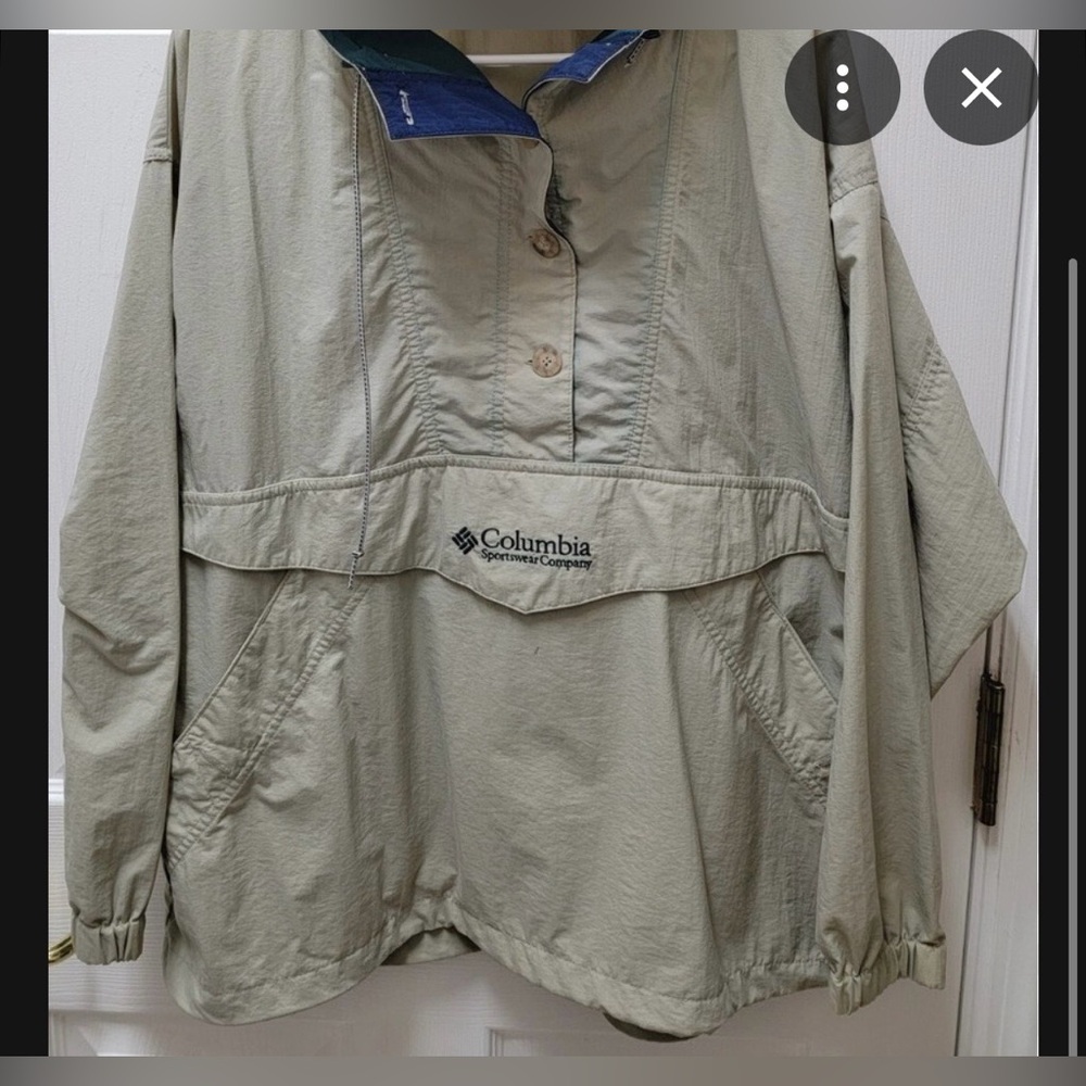 Columbia Light Tan Pullover Jacket - image 5